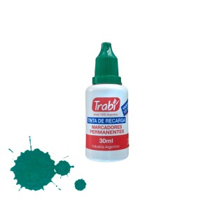 TINTA DE RECARGA TRABI PERMANTE 30 ml VERDE